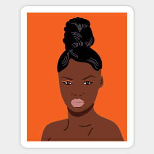 African girl Sticker